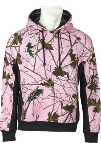 Pink Camo Forest Pullover Hoodie Sweatshirt Long Sleeve