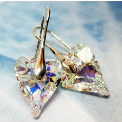 Swarovski Crystal Wild Heart Earrings